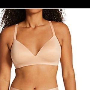 Tommy John Second Skin lightly lined wireless Bra Sz-32DD Maple Sugar